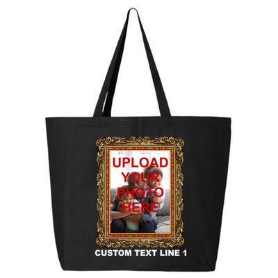 Custom Picture Frame Personalized Text And Photo 25L Jumbo Tote