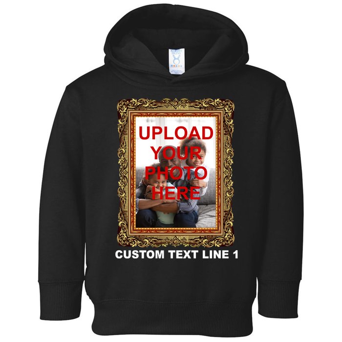 Custom Picture Frame Personalized Text And Photo Toddler Hoodie