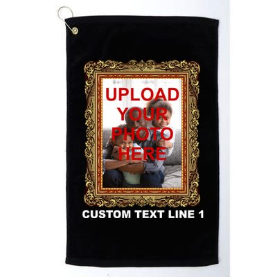Custom Picture Frame Personalized Text And Photo Golf Towel