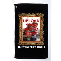 Custom Picture Frame Personalized Text And Photo Golf Towel