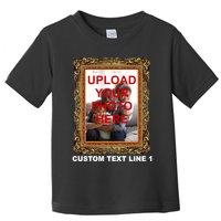 Custom Picture Frame Personalized Text And Photo Toddler T-Shirt