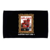 Custom Picture Frame Personalized Text And Photo Microfiber Hand Towel