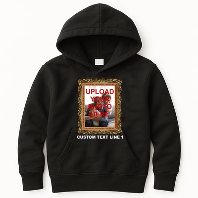 Custom Picture Frame Personalized Text And Photo Kids Hoodie