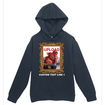 Custom Picture Frame Personalized Text And Photo Urban Pullover Hoodie