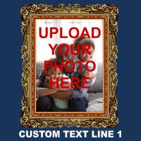 Custom Picture Frame Personalized Text And Photo Infant Baby Jersey Bodysuit