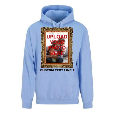 Custom Picture Frame Personalized Text And Photo Unisex Surf Hoodie