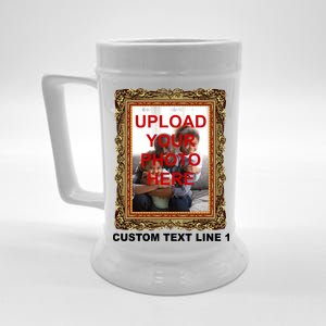 Custom Picture Frame Personalized Text And Photo Beer Stein