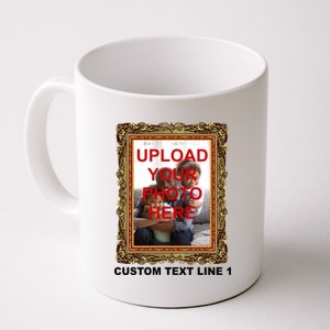 Custom Picture Frame Personalized Text And Photo Coffee Mug