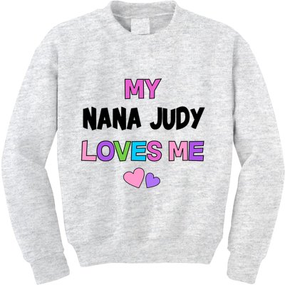 Custom Text You Are Loved Personalized Girly Design Kids Sweatshirt