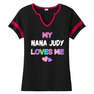 Custom Text You Are Loved Personalized Girly Design Ladies Halftime Notch Neck Tee