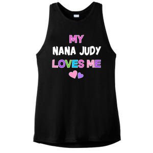 Custom Text You Are Loved Personalized Girly Design Ladies PosiCharge Tri-Blend Wicking Tank