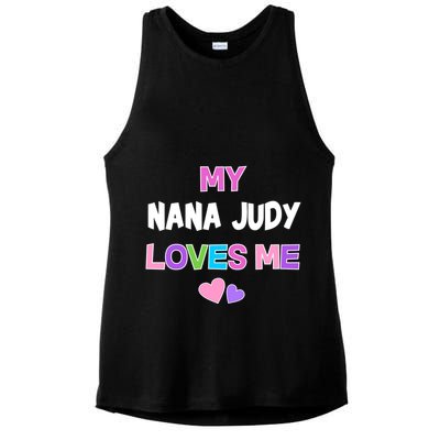 Custom Text You Are Loved Personalized Girly Design Ladies PosiCharge Tri-Blend Wicking Tank