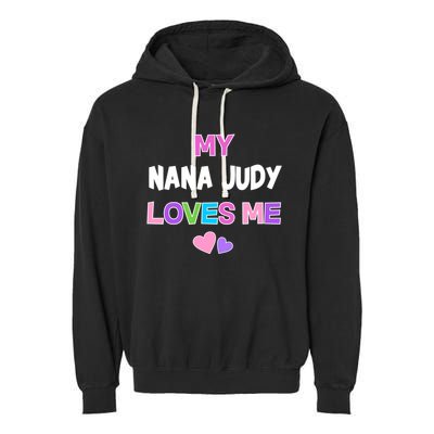 Custom Text You Are Loved Personalized Girly Design Garment-Dyed Fleece Hoodie