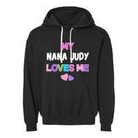 Custom Text You Are Loved Personalized Girly Design Garment-Dyed Fleece Hoodie