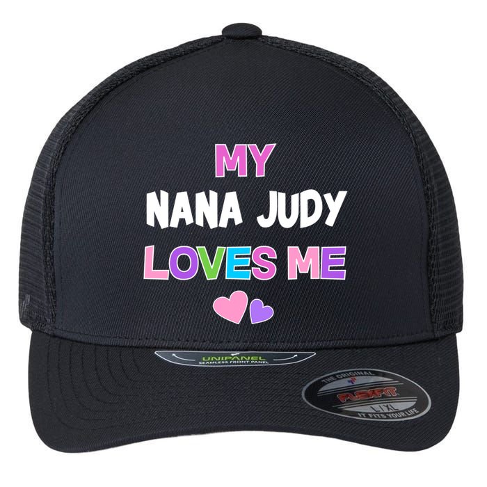 Custom Text You Are Loved Personalized Girly Design Flexfit Unipanel Trucker Cap