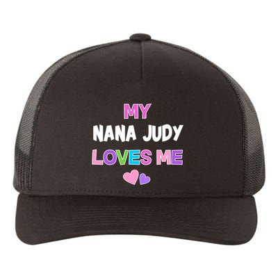 Custom Text You Are Loved Personalized Girly Design Yupoong Adult 5-Panel Trucker Hat