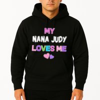 Custom Text You Are Loved Personalized Girly Design Hoodie