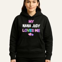 Custom Text You Are Loved Personalized Girly Design Hoodie
