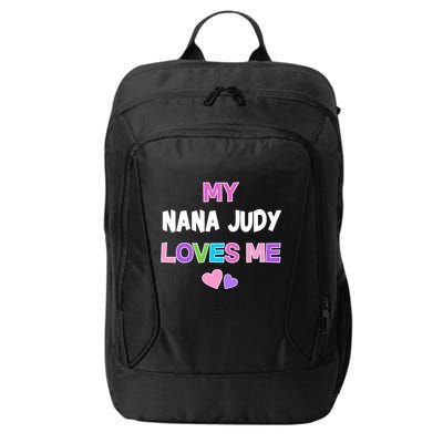 Custom Text You Are Loved Personalized Girly Design City Backpack