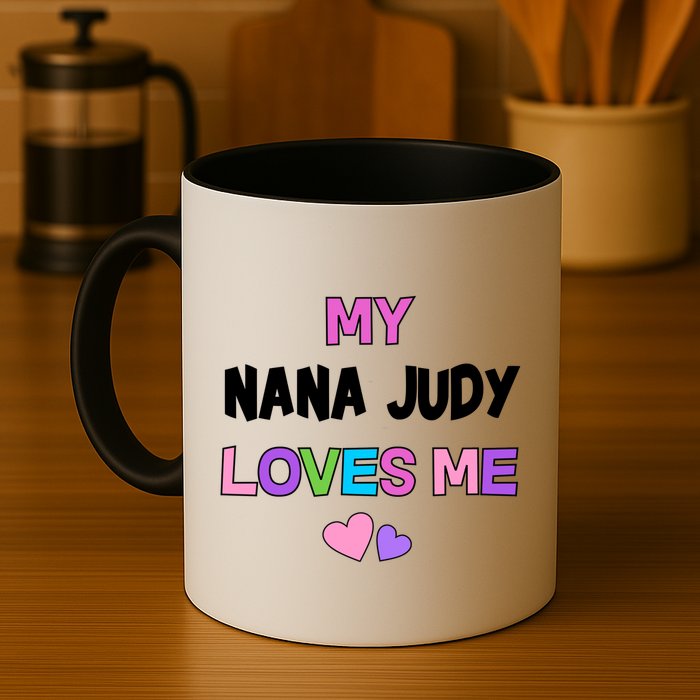 Custom Text You Are Loved Personalized Girly Design Mug