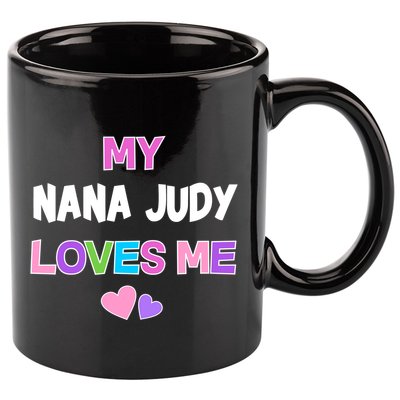 Custom Text You Are Loved Personalized Girly Design 11oz C Handle Ceramic Mug
