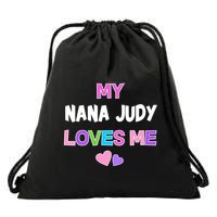 Custom Text You Are Loved Personalized Girly Design Drawstring Bag