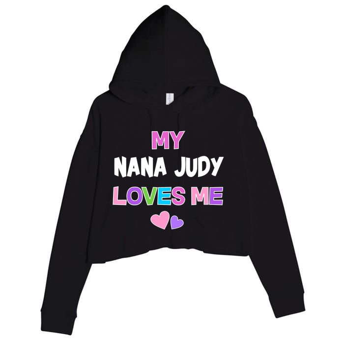 Custom Text You Are Loved Personalized Girly Design Crop Fleece Hoodie