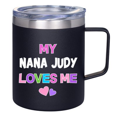 Custom Text You Are Loved Personalized Girly Design 12oz Stainless Steel Coffee Mug