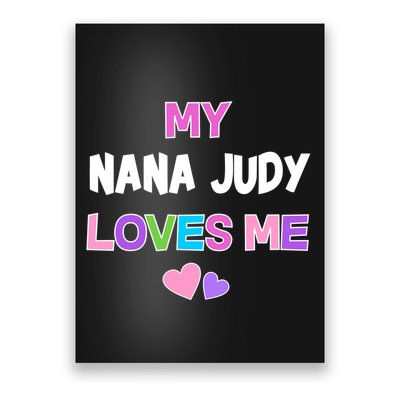 Custom Text You Are Loved Personalized Girly Design Poster