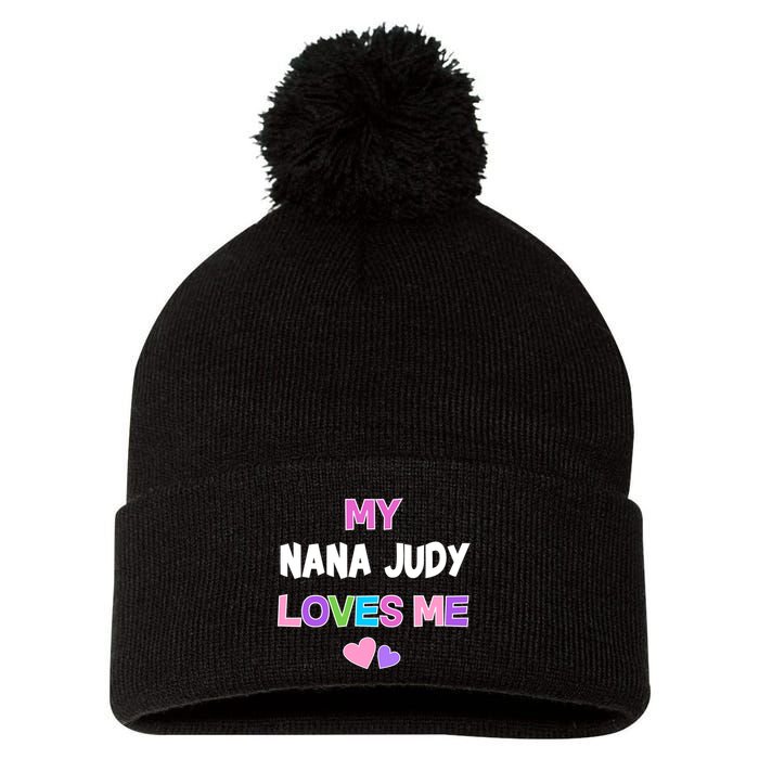 Custom Text You Are Loved Personalized Girly Design Pom Pom 12in Knit Beanie