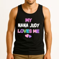 Custom Text You Are Loved Personalized Girly Design Tank Top