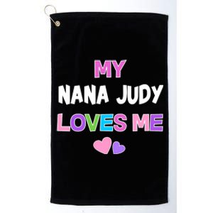 Custom Text You Are Loved Personalized Girly Design Platinum Collection Golf Towel