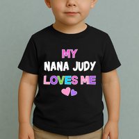 Custom Text You Are Loved Personalized Girly Design Toddler T-Shirt