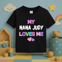 Custom Text You Are Loved Personalized Girly Design Toddler T-Shirt