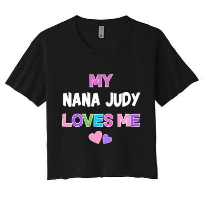 Custom Text You Are Loved Personalized Girly Design Crop Top