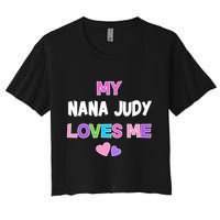 Custom Text You Are Loved Personalized Girly Design Crop Top