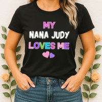 Custom Text You Are Loved Personalized Girly Design Womens T-Shirt