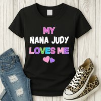 Custom Text You Are Loved Personalized Girly Design Womens T-Shirt