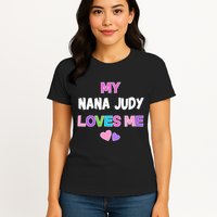 Custom Text You Are Loved Personalized Girly Design Womens T-Shirt