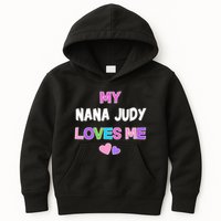 Custom Text You Are Loved Personalized Girly Design Kids Hoodie
