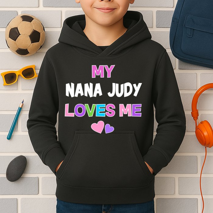 Custom Text You Are Loved Personalized Girly Design Kids Hoodie