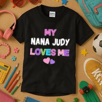 Custom Text You Are Loved Personalized Girly Design Kids T-Shirt
