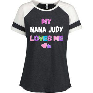 Custom Text You Are Loved Personalized Girly Design Enza Ladies Jersey Colorblock Tee