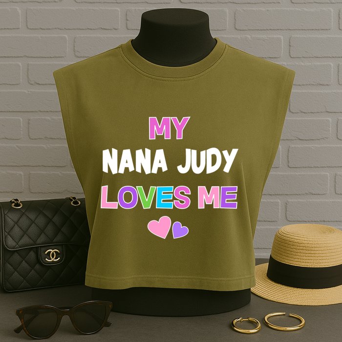 Custom Text You Are Loved Personalized Girly Design Garment-Dyed Women's Muscle Tee