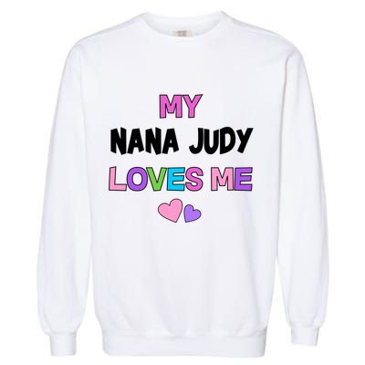 Custom Text You Are Loved Personalized Girly Design Garment-Dyed Sweatshirt
