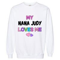 Custom Text You Are Loved Personalized Girly Design Garment-Dyed Sweatshirt