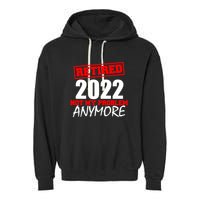 Custom Year Retired Not My Problem Anymore Personalize Garment-Dyed Fleece Hoodie