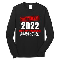 Custom Year Retired Not My Problem Anymore Personalize Long Sleeve Shirt