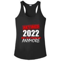 Custom Year Retired Not My Problem Anymore Personalize Ladies PosiCharge Competitor Racerback Tank