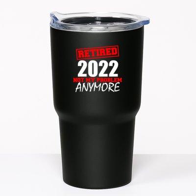 Custom Year Retired Not My Problem Anymore Personalize Tumbler
